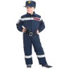 DEGUISEMENT SAPEUR POMPIER BLEU TAILLE 8 ANS