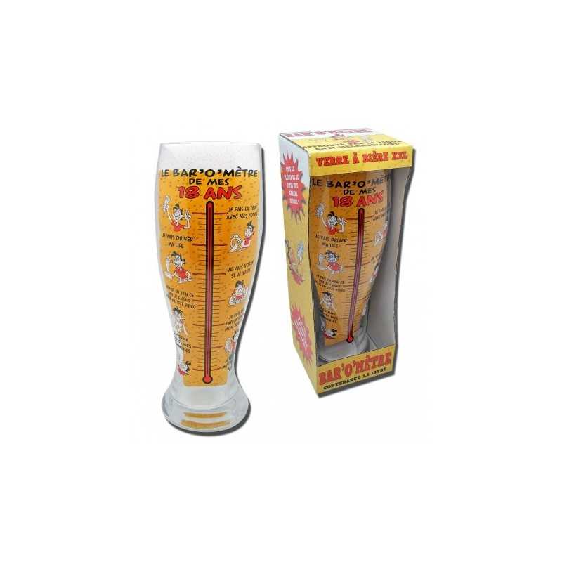 VERRE A BIERE XXL 18 ANS 1.5L