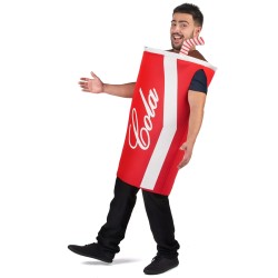 DEGUISEMENT VERRE DE COCA TAILLE UNIQUE