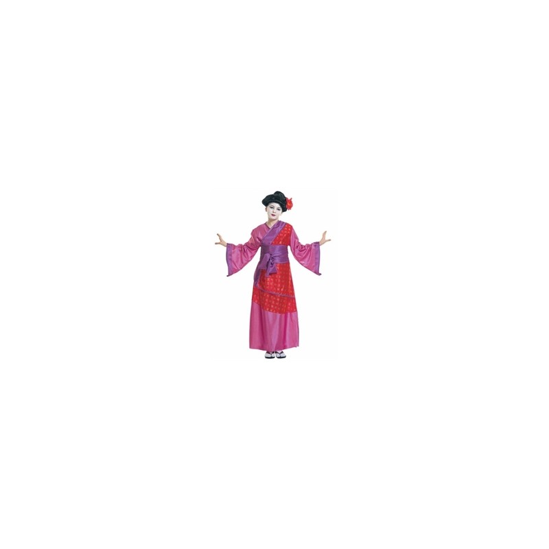 DEGUISEMENT CHINOISE CHINAGIRL FUSCHIA TAILLE 8-10 ANS