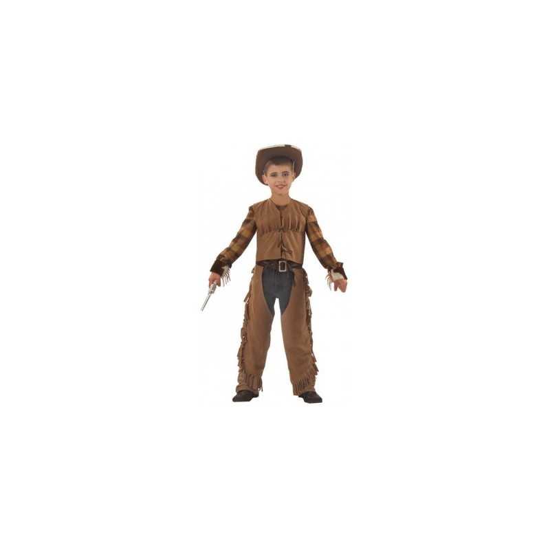 DEGUISEMENT COWBOY CHAPS ET GILET TAILLE 8 ANS
