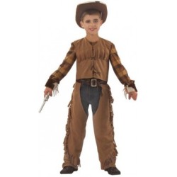 DEGUISEMENT COWBOY CHAPS ET GILET TAILLE 10 ANS