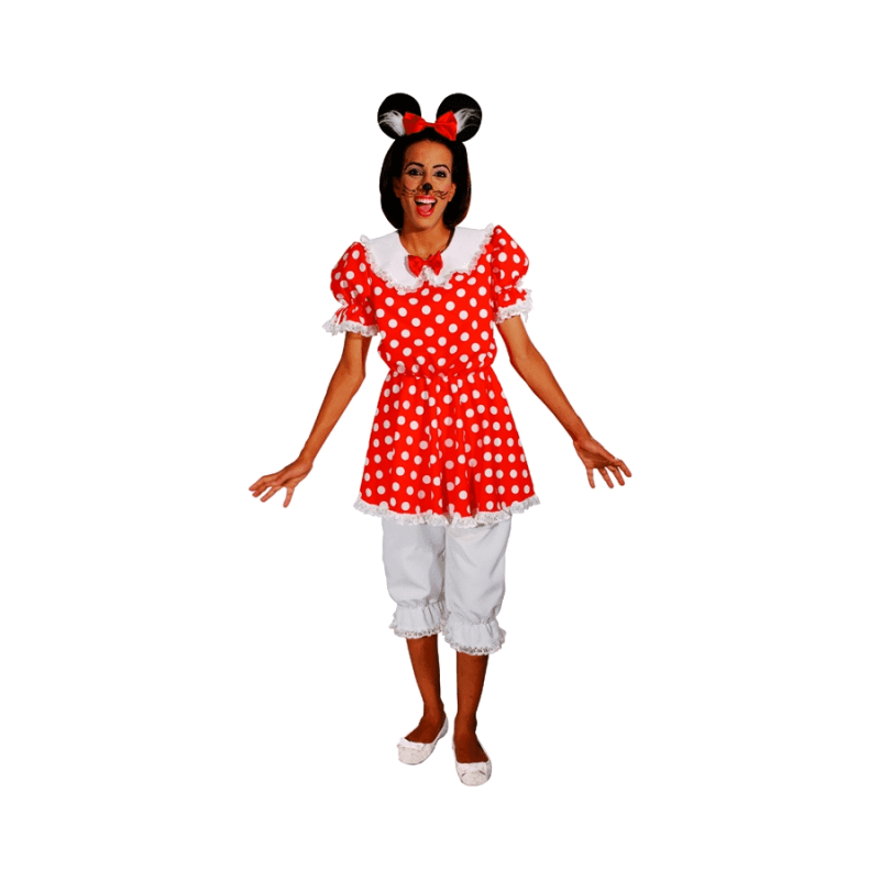 DEGUISEMENT MINNIE TAILLE 38/40 ROBE A POIS