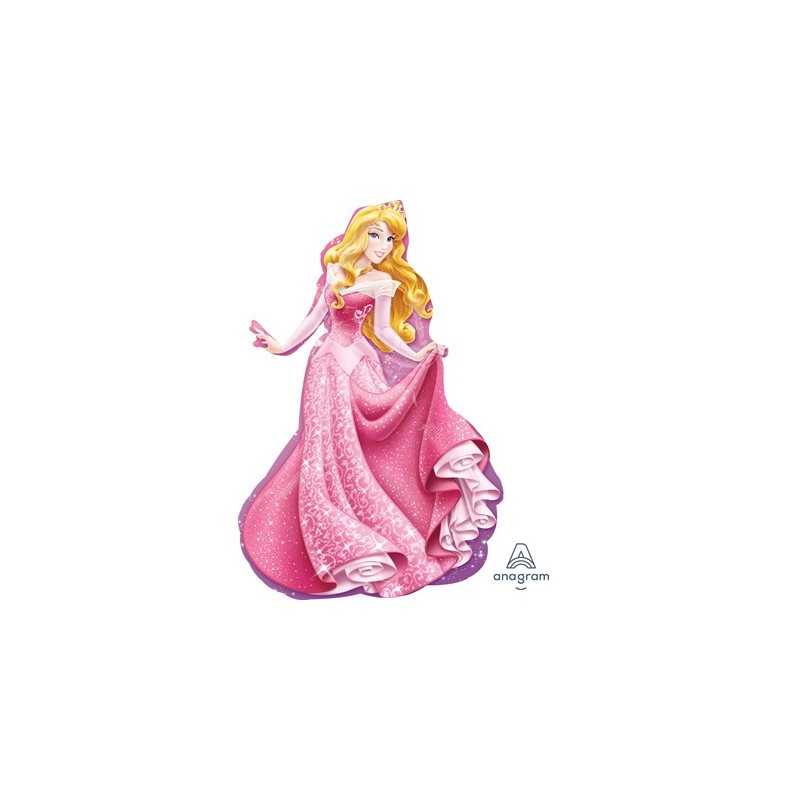 BALLON METALLIQUE PRINCESSE DISNEY AURORE BELLE AU BOIS DORMANT 58X86CM