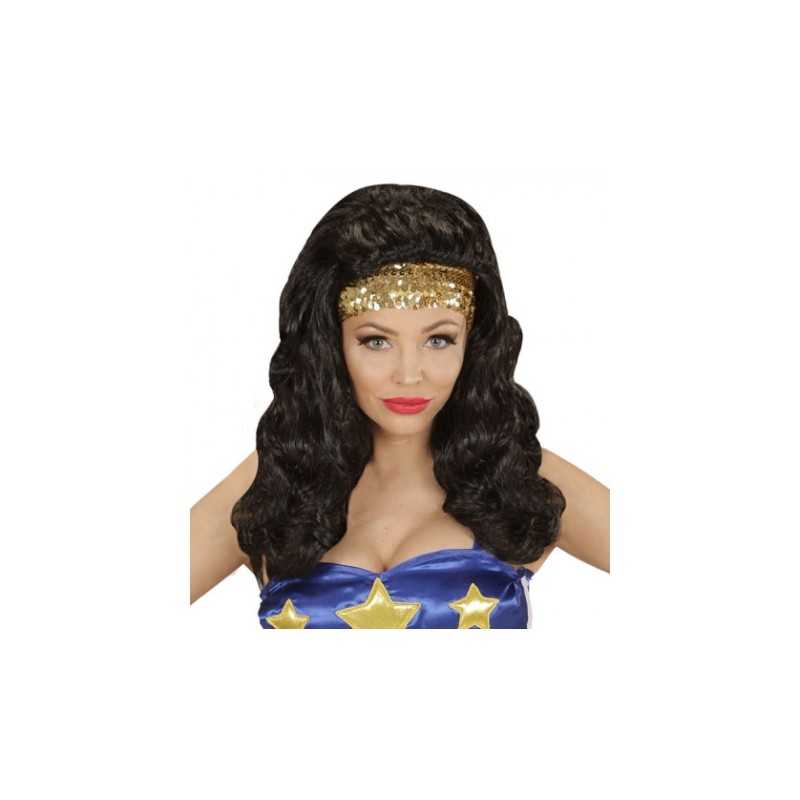 PERRUQUE SUPER HERO GIRL NOIRE