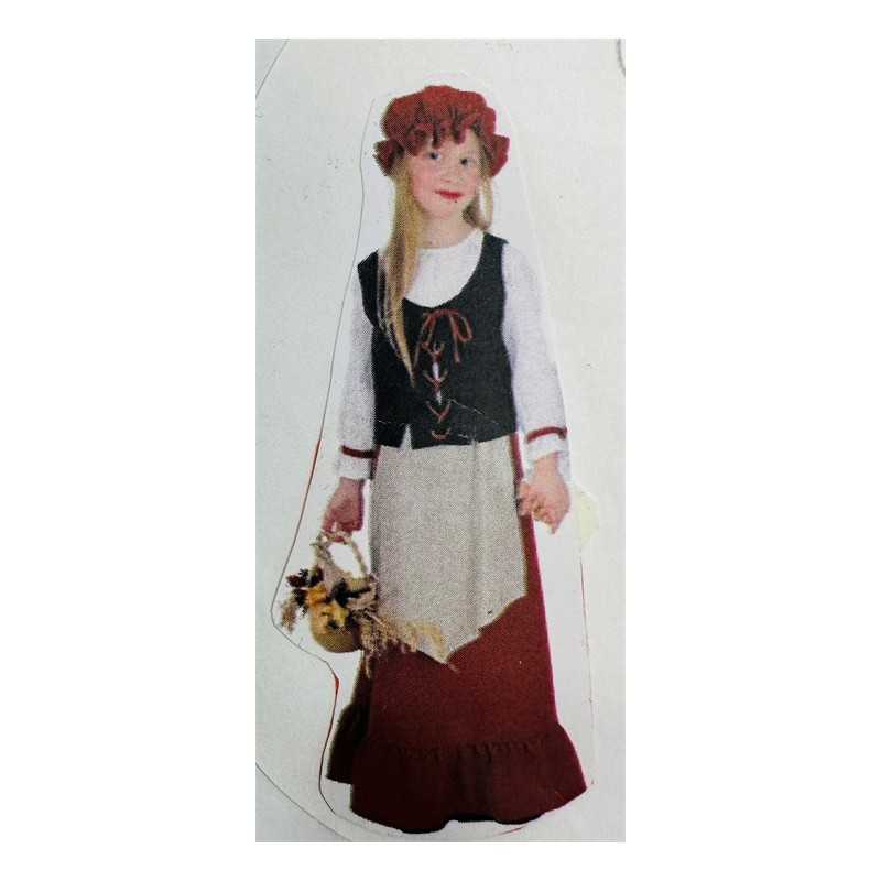 DEGUISEMENT MARIE INGALLS AUBERGISTE MEDIEVALE TAILLE 6 ANS OU 116 CM