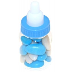 SACHET DE 2 BIBERONS BLEU 9 CM