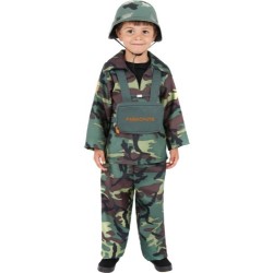 DEGUISEMENT PARACHUTISTE MILITAIRE TAILLE 7/9 ANS