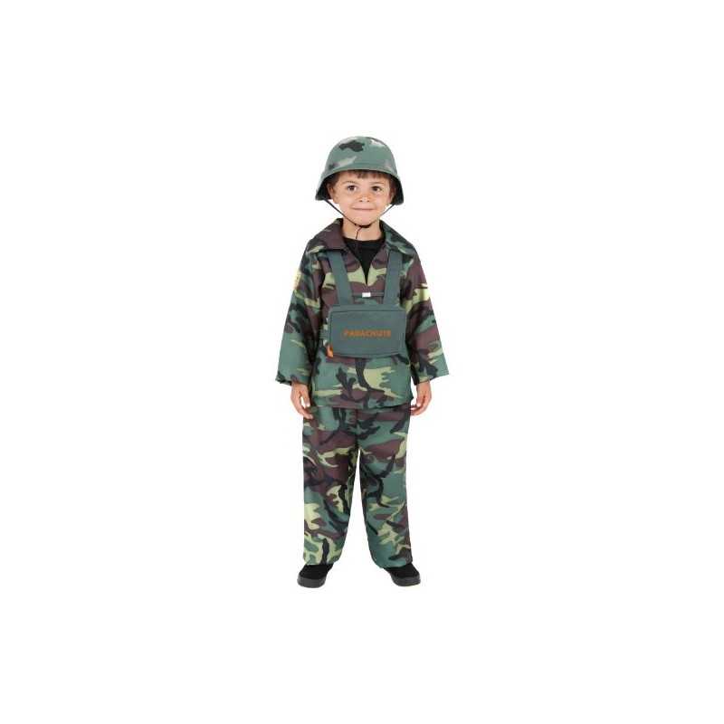 DEGUISEMENT PARACHUTISTE MILITAIRE TAILLE 7/9 ANS