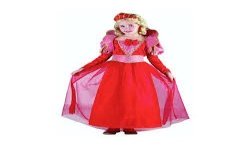 DEGUISEMENT REINE ROUGE 10/12 ANS