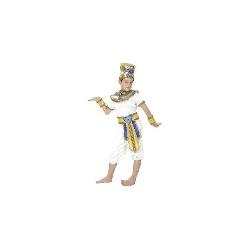 DEGUISEMENT PHARAON BLANC TAILLE 7-9 ANS