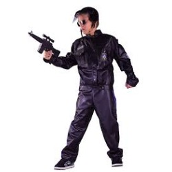 DEGUISEMENT POLICIER TAILLE 8 ANS