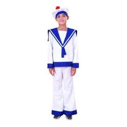 DEGUISEMENT MOUSSAILLON BLANC TAILLE 8 ANS