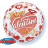 BALLON BUBBLE HAPPY VALENTINE'S DAY 56 CM