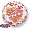 BALLON BUBBLE HAPPY VALENTINE'S DAY 56 CM