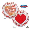 BALLON BUBBLE HAPPY VALENTINE'S DAY 56 CM