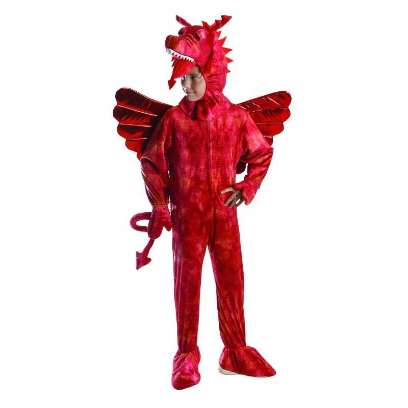DEGUISEMENT DRAGON ROUGE TAILLE 2 ANS