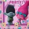 20 SERVIETTES TROLLS PARTY 33 X 33 CM