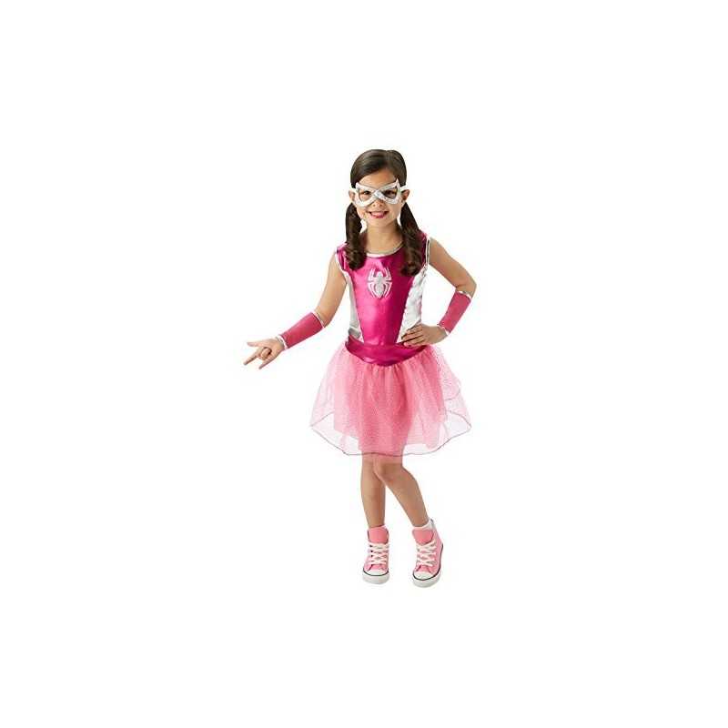 DEGUISEMENT SPIDERGIRL ROSE TAILLE 8/10 ANS