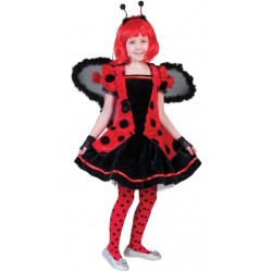 DEGUISEMENT ROBE COCCINELLE TAILLE 8 ANS OU 128