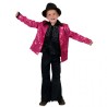 DEGUISEMENT VESTE FUSCHIA PAILLETTE TAILLE 164