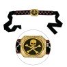 CEINTURE PIRATE EN TISSU TETE DE MORT