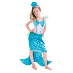 DEGUISEMENT SIRENE BLEUE TAILLE 6 ANS