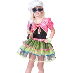 DEGUISEMENT BALLERINE DISCO FLUO TAILLE 104