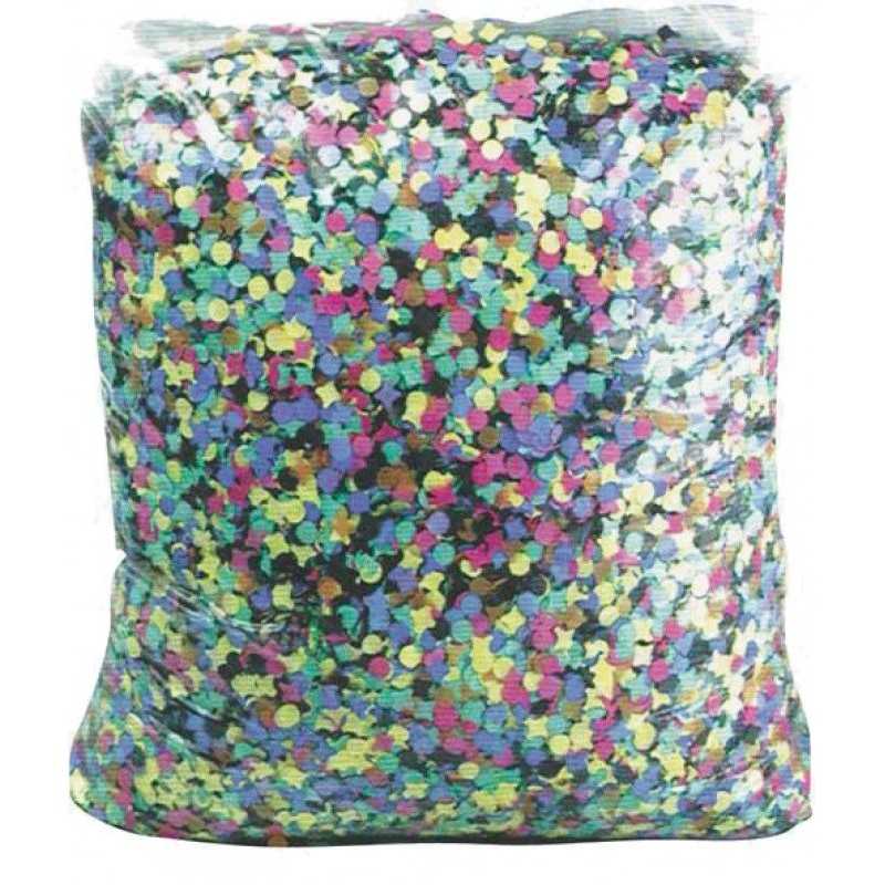 SAC DE CONFETTIS MULTICOLORS 10 KG