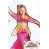 DEGUISEMENT SIRENE ROSE TAILLE 9/11 ANS