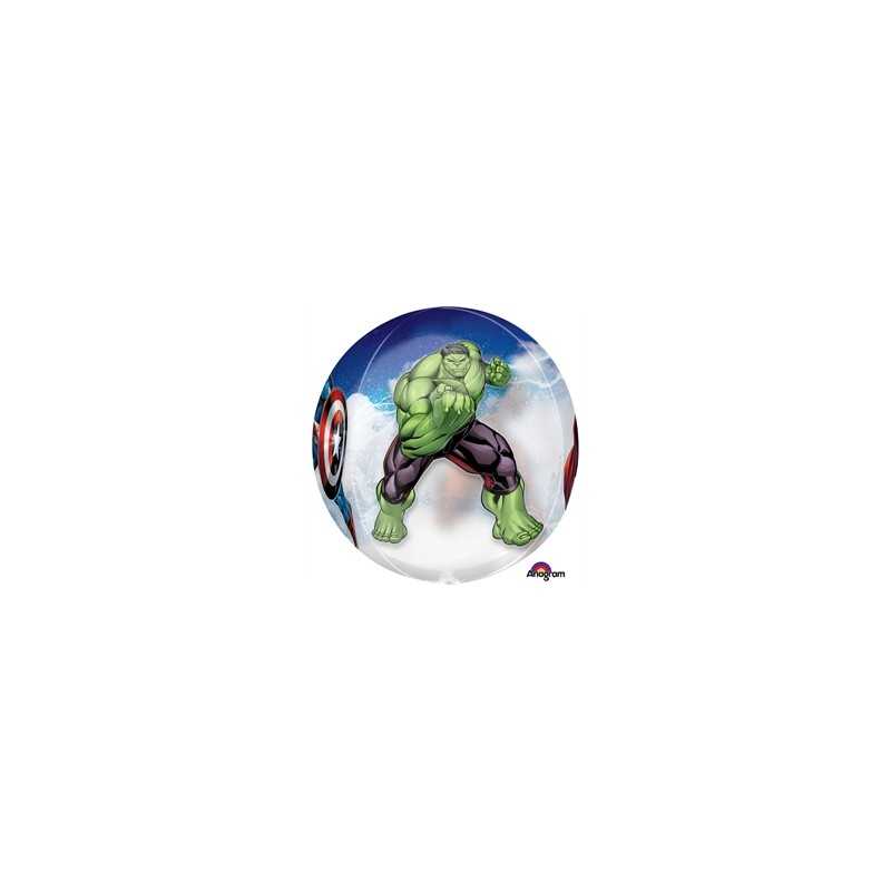 BALLON METALLIQUE ORBZ AVENGER MARVEL 38 X 40 CM