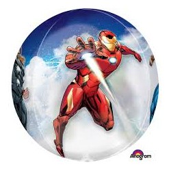 BALLON METALLIQUE ORBZ AVENGER MARVEL 38 X 40 CM