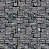SCENE DECORATIVE MUR PIERRE DE CHATEAU PARTIE HAUTE 1.22 X 9.14 M