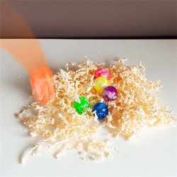 6 BALLES REBONDISSANTES MARBREES