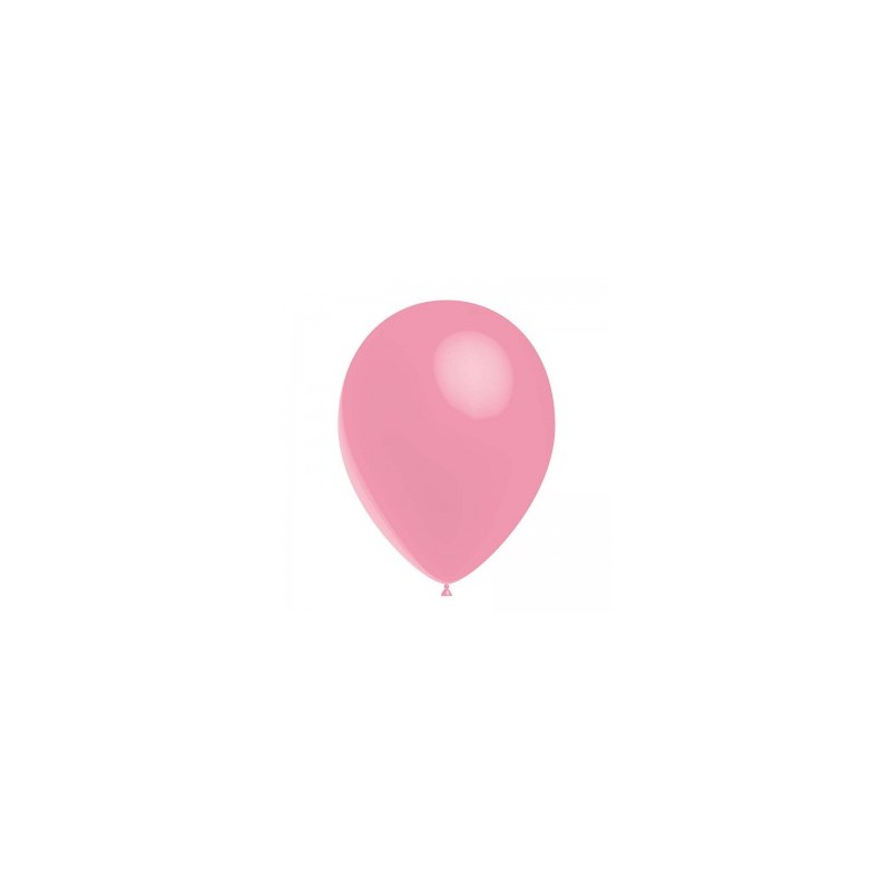 24 BALLONS BALLOONIA ROSE BONBON METALLIQUE 28 CM 