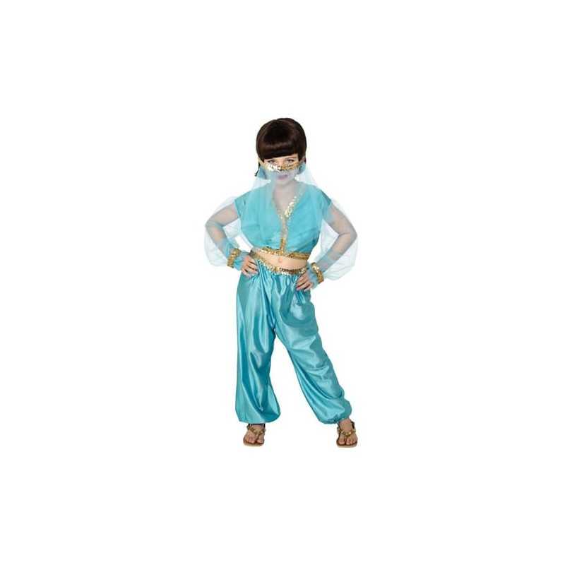 DEGUISEMENT PRINCESSE ARABE BLEUE 10-12ANS