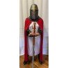DEGUISEMENT CROISE TEMPLIER BLANC ET ROUGE TAILLE XL