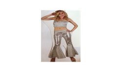 DEGUISEMENT DISCO ARGENT TAILLE M/L