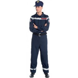 DEGUISEMENT POMPIER FRANCAIS TAILLE 50