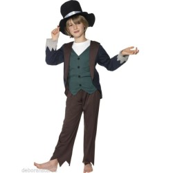DEGUISEMENT PAUVRE VICTORIAN TAILLE 4/6ANS