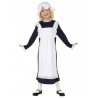 DEGUISEMENT GOUVERNANTE VICTORIENNE TAILLE 7/9ANS