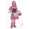 DEGUISEMENT CHAPERON ROUGE CHEVEUX DE LAINE TAILLE 10 ANS