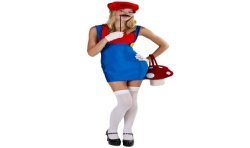 DEGUISEMENT ROBE MARIO TAILLE S