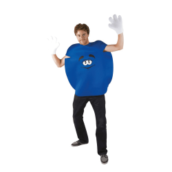 DEGUISEMENT BONBON ROND BLEU TAILLE UNIQUE