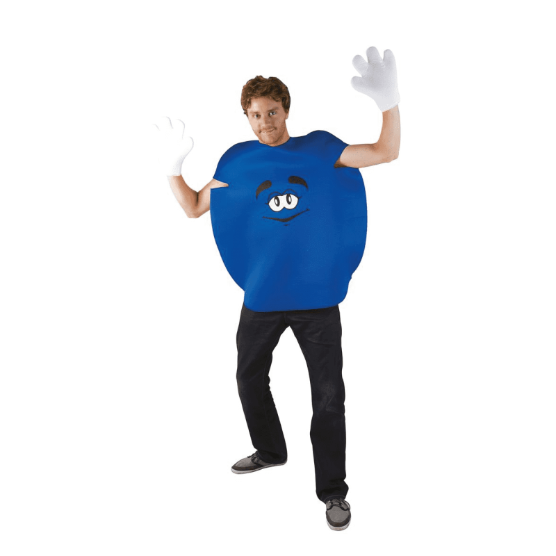 DEGUISEMENT BONBON ROND BLEU TAILLE UNIQUE