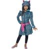 DEGUISEMENT ROBE A CAPUCHE LEOPARD BLEU TAILLE 10/12ANS