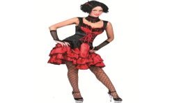 DEGUISEMENT SALOON ROBE/TOUR DE COU TAILLE M/L