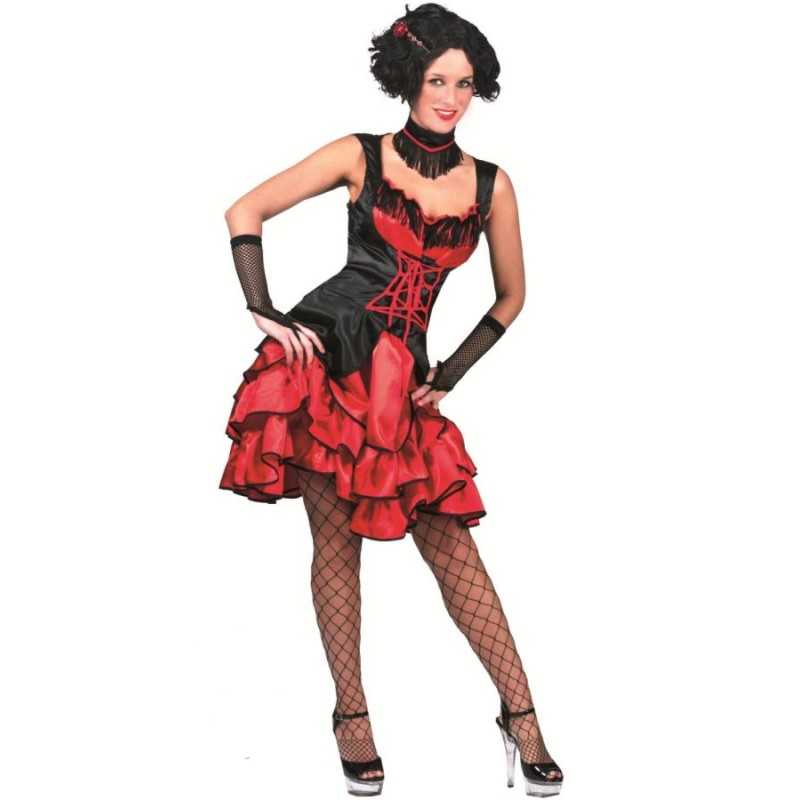 DEGUISEMENT SALOON ROBE/TOUR DE COU TAILLE M/L