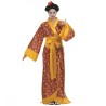 DEGUISEMENT KIMONO DE GEISHA ROUGE ET OR TAILLE M
