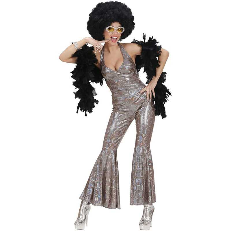 DEGUISEMENT COMBINAISON DISCO HOLOGRAPHIQUE TAILLE S